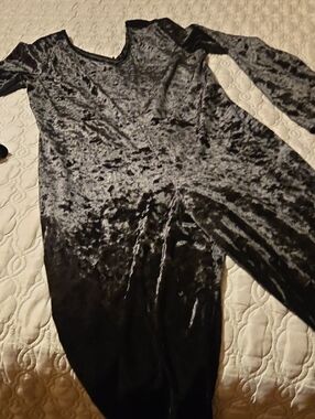 torrid Black Velvet Jumpsuit
